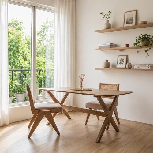夏馬Shiamal Home 田園餐桌 (櫸木、160公分)