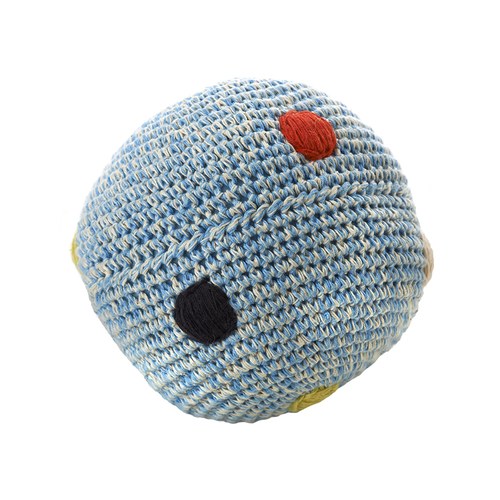 荷蘭ACP 藍色點點鈴鐺玩具球