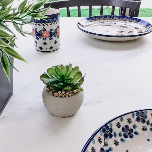 荷蘭Emerald人造植栽 阿吉塔玫瑰多肉植物