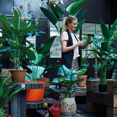 荷蘭Emerald人造植栽 蠍尾蕉葉 (高125公分)