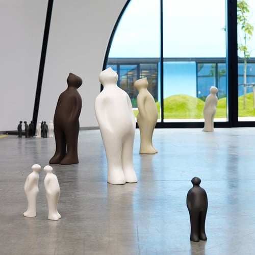 比利時Gardeco藝術擺飾 經典觀賞者 (墨灰、高23公分)