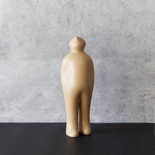 比利時Gardeco藝術擺飾 經典觀賞者 (土棕、高23公分)