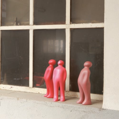 比利時Gardeco藝術擺飾 經典觀賞者 (紅木、高23公分)