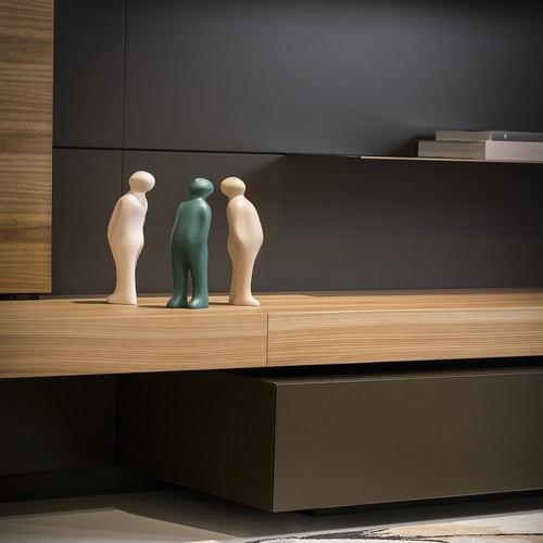 比利時Gardeco藝術擺飾 經典觀賞者 (森林綠、高23公分)