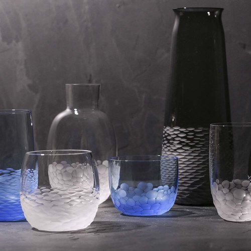 德國Guaxs玻璃水杯 OTTILIE系列 (水藍、170毫升)