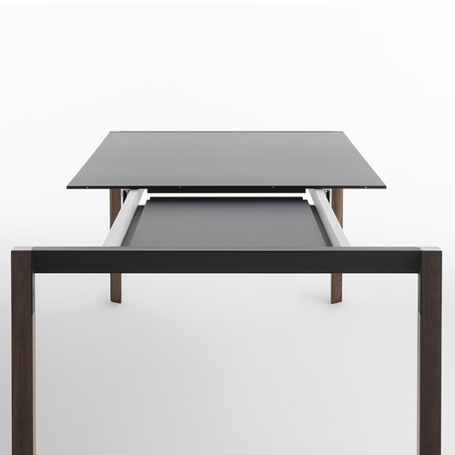 義大利HORM TANGO極致奈米可延伸餐桌 (黑、可延伸)