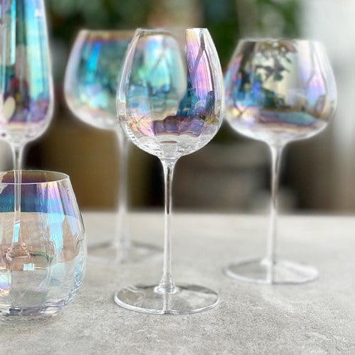 英國LSA 貝殼絢彩白酒杯4入組 325ml