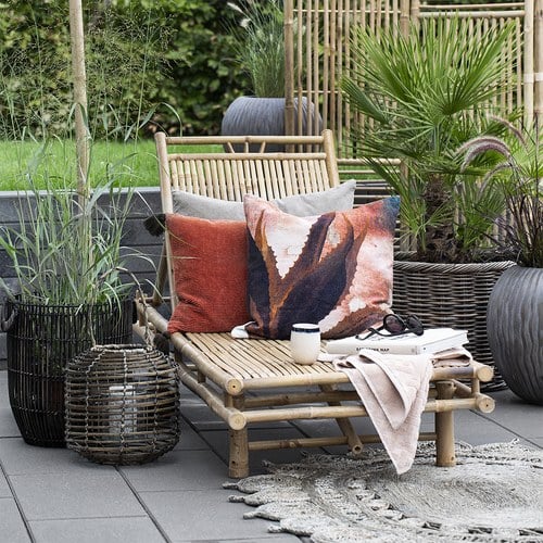 丹麥LeneBjerre 東方圖騰編織橢圓型地毯