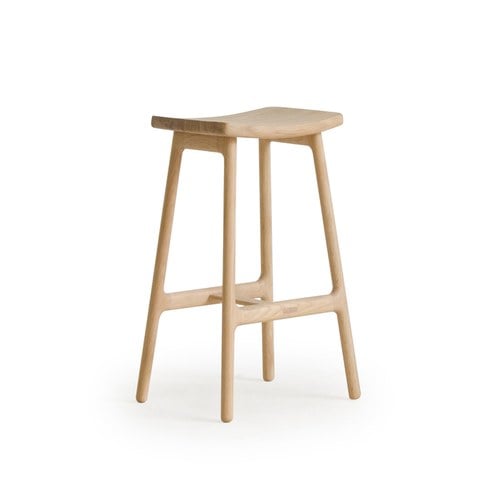 丹麥Tolv Odd 微波浪吧台椅 (橡木)