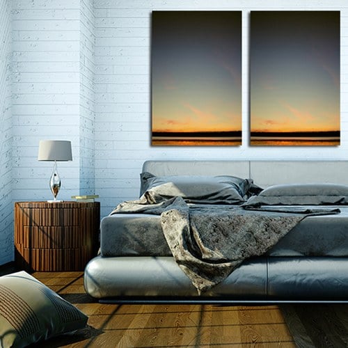 美國TwoPalms藝術掛畫 落日餘暉 (長91公分)