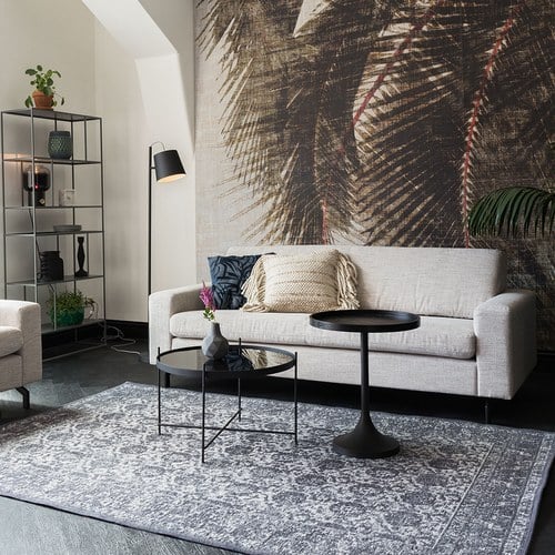 荷蘭Zuiver 復古花園地毯 (深灰、長240公分)