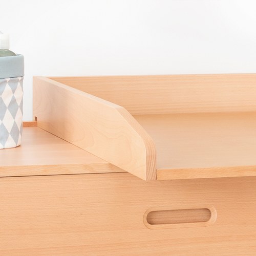 西班牙Nobodinoz 橡木尿布更換台