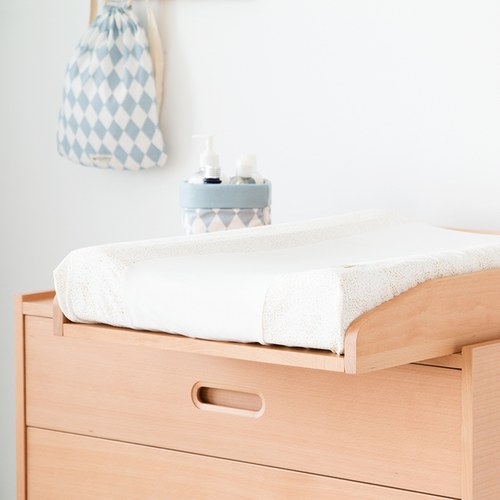 西班牙Nobodinoz 橡木尿布更換台