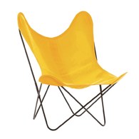 法國Airborne 經典AA布面蝴蝶椅 (黃)