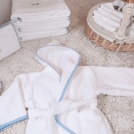 法國LaMaison 小熊系列連帽浴袍