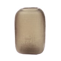 德國Guaxs玻璃花器YAVA系列(煙燻灰、高29公分)