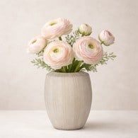 德國Guaxs玻璃花器MALIBU系列(煙燻灰、高37公分)