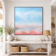 德國KARE 紅海光景藝術掛畫 (100x100公分)