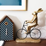 德國KARE 悠遊單車兔雕塑擺飾