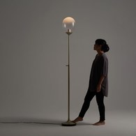 MIST LED 白露 F|立燈 (流沙金)