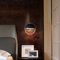 HUAN S 圜|吊燈 (海軍藍/紅銅)