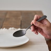 日本Aoyoshi 復古英倫湯匙 (黑、18.5公分)