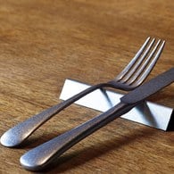 日本Aoyoshi 復古英倫餐叉 (黑、18.7公分)