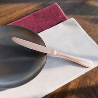 日本Aoyoshi 法式午後餐刀 (玫瑰金、22.5公分)