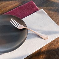 日本Aoyoshi 法式午後餐叉 (玫瑰金、18.5公分)