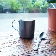 日本Aoyoshi 咖啡日常馬克杯 (黑、300毫升)