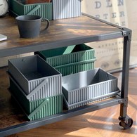 日本 八幡化成 貨櫃收納箱 (L號、長 26.8 公分)