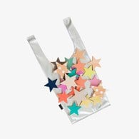 日本Kukkia星星骨牌木製玩具 (多彩)