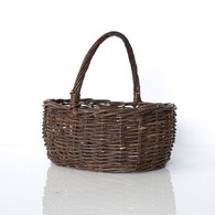 日本Murataya 復古柳條編織提籃