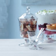 英國LSA 晶透玻璃派對點心杯 (高25公分)