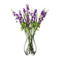 英國LSA 水滴弧底玻璃花器 (清透、高32公分)