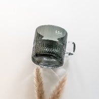 英國LSA 把手系列玻璃燭台 (岩灰)-HN05