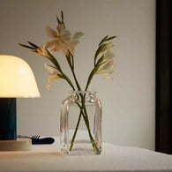 英國LSA 透明四角厚玻璃花器 (高40公分)-UM06