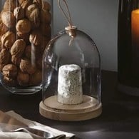 英國LSA 皮把手木底點心盅 (高29.5公分)-IV02