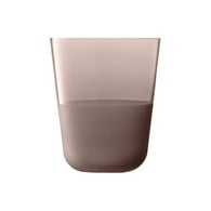 英國LSA 弧形對比玻璃杯2入組 (灰、380毫升)-AC14