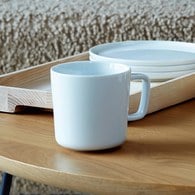 英國LSA 餐桌派對陶瓷馬克杯2入組 (白、370毫升)-XC03