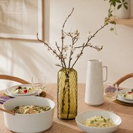 英國LSA Dapple菱紋花瓶 (林地綠、高26.5公分)-DP27