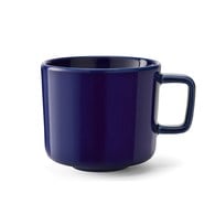 英國LSA 餐桌派對陶瓷咖啡杯2入組 (鈷藍、260毫升)-XC22