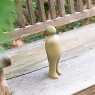 比利時Gardeco藝術擺飾 經典觀賞者 (茶綠、高23公分)