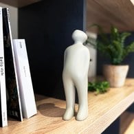 比利時Gardeco藝術擺飾 經典觀賞者 (雲灰、高23公分)