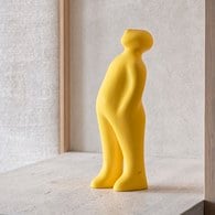 比利時Gardeco藝術擺飾 經典觀賞者 (薑黃、高24公分)