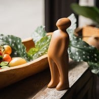 比利時Gardeco藝術擺飾 經典觀賞者 (橘、高24公分)