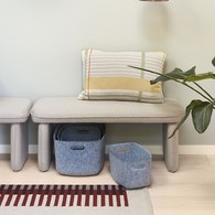 丹麥Hubsch 布列派皮長凳