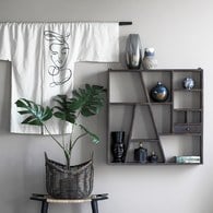 丹麥Lene Bjerre 原木切割造型壁掛層架