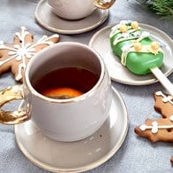 丹麥LeneBjerre 馬卡龍午茶杯 (香草、150毫升)