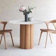 丹麥 Natadora KORA科拉大理石圓桌(橡木)